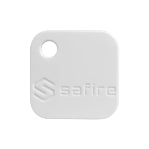 Safire Mifare DESFire sleutelhanger tags met key ring wit (10 stuks)