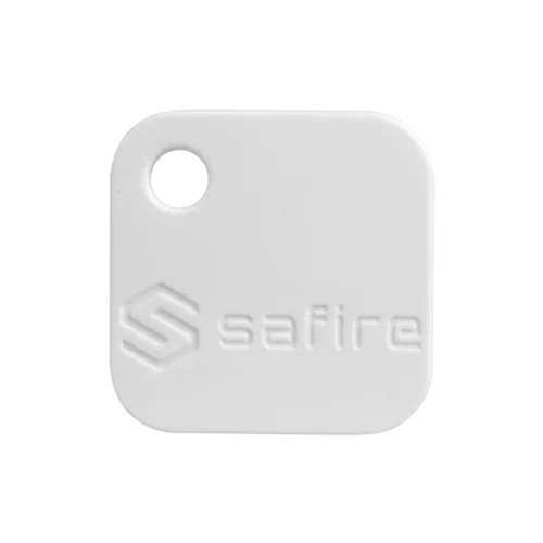 Safire Mifare DESFire sleutelhanger tags met key ring wit (50 stuks)