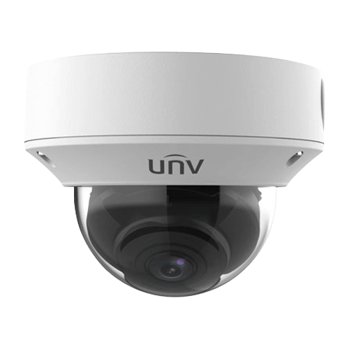 Uniview IPC3234SA-DZK Full HD 4MP dome camera met varifocale lens, Lighthunter technologie, WDR, 40 meter IR nachtzicht en SD kaart