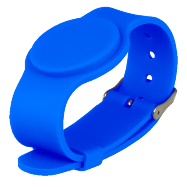 WL4 MFDF-ADJ-BL Mifare DESFire siliconen verstelbare armband blauw (10 stuks)