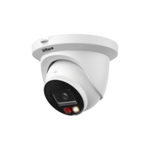 Dahua IPC-HDW2449TM-S-IL Full color 4MP WizSense Dual Light buiten eyeball camera met 30 meter Wit LED, ingebouwde microfoon, 30 meter IR nachtzicht, SMD Plus, 120dB WDR en MicroSD