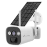 Nivian NV-CAM01-SOLAR4G Full HD 3MP 4G bullet camera voor buiten met accu, IR nachtzicht, wit licht, microSD en 2-weg audio en gratis applicatie