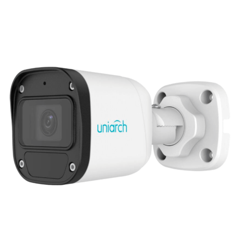 Uniarch IPC-B124-APF40K Full HD 4MP buiten bullet camera met 4 mm lens, 30m Smart IR, WDR, PoE, SD slot, ingebouwde microfoon en gratis applicatie