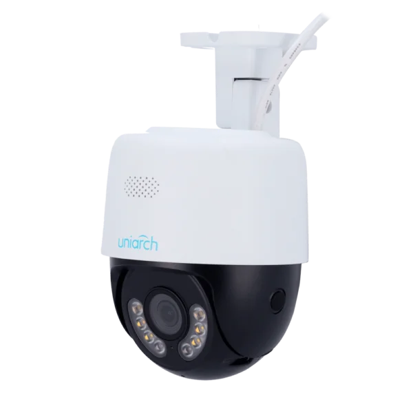 Uniarch IPC-P213-AF40KC Full HD 3MP PTZ camera met dual light, 4 mm lens, 30m Smart IR, WDR, PoE, SD kaart slot, gratis applicatie, ingebouwde microfoon en speaker