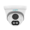 Uniarch IPC-T213-APF28W Full HD 3MP buiten turret camera met 2.8 mm lens, dual light, 30m Smart IR, WDR, PoE, ingebouwde microfoon en gratis applicatie
