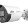 Uniview IPC2124LE-ADF28KMC-WL Full HD 4MP Colorhunter buiten bullet camera met 2.8 mm lens, 30m IR en wit LED, WDR, PoE, MicroSD, ingebouwde microfoon en speaker