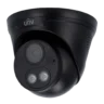 Uniview IPC3614LE-ADF28KC-WL-B Full HD 4MP buiten turret camera met vaste 2.8 mm lens, 30m IR, 120dB WDR, PoE, microSD en ingebouwde microfoon en speaker