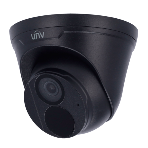 Uniview IPC3615LE-ADF28K-G-B Full HD 5MP buiten turret camera met vaste 2.8 mm lens, 30m IR, 120dB WDR, PoE, microSD en ingebouwde microfoon