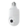 VicoHome DP01 3 megapixel WiFi camera met E27 fitting voeding, IR nachtzicht, wit licht, PIR, microSD en 2-weg audio