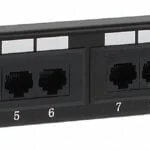 WL4 PP-10-RJ45 Patch paneel 10'' voor UTP kabels in een RACK 10'' kast