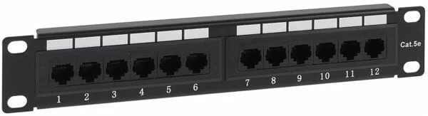 WL4 PP-10-RJ45 Patch paneel 10'' voor UTP kabels in een RACK 10'' kast