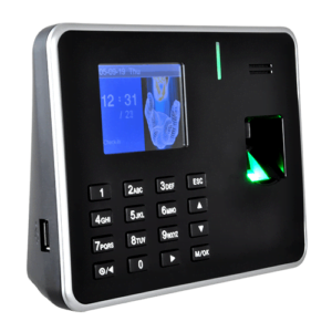 ZKTeco UA150PRO stand alone vingerafdruk, PIN en RFID kaart lezer voor binnen met 2.8-inch touch screen TCP/IP