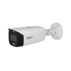 Dahua IPC-HFW3849T1-ZAS-PV UltraHD 4K WizSense 8MP Full-color TiOC Active Deterrence bullet camera met gemotoriseerde lens, 50 meter IR en wit LED tot 40 meter, alarm, MicroSD en ingebouwde microfoon en speaker