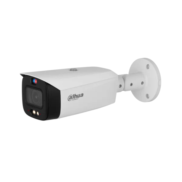 Dahua IPC-HFW3849T1-ZAS-PV UltraHD 4K WizSense 8MP Full-color TiOC Active Deterrence bullet camera met gemotoriseerde lens, 50 meter IR en wit LED tot 40 meter, alarm, MicroSD en ingebouwde microfoon en speaker