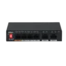 Dahua PFS3006-4ET-60-V2 4 poort 802.3af/at PoE en Hi-PoE switch met 2 uplink poorten en 250m bereik