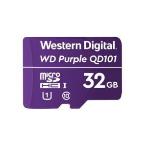 Western Digital WDD032G1P0C WD Purple 64GB microSD geheugenkaart voor bewakingscamera's