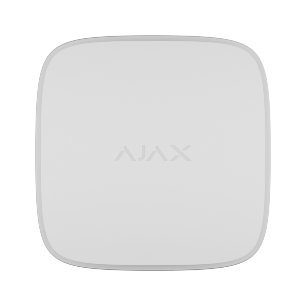 Ajax FireProtect 2 AC Wit Jeweller met koolmonoxide detector, 110-240V netvoeding en voldoet aan EN14604 normering