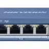 Hikvision DS-3E0505P-E/M Value Series 4 poort unmanaged POE switch met 1x RJ45