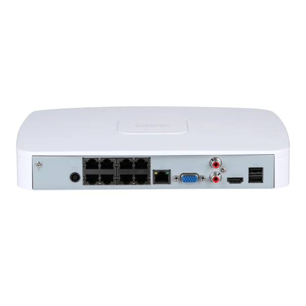 Dahua NVR4108-8P-4KS3 8 kanaals PoE 4K Ultra HD Netwerk Video Recorder tot 12 megapixel