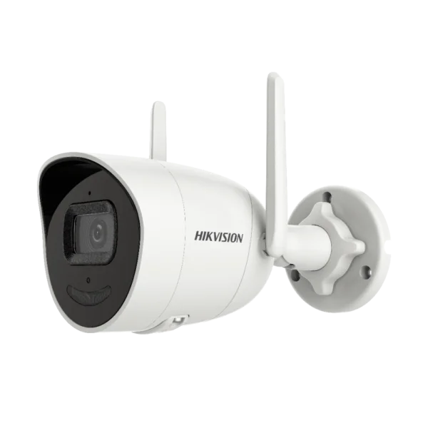 Hikvision HWI-B122H-D/W HiWatch Full HD Wi-Fi 2MP buiten bullet camera met IR nachtzicht, WDR, microSD slot en ingebouwde microfoon en speaker