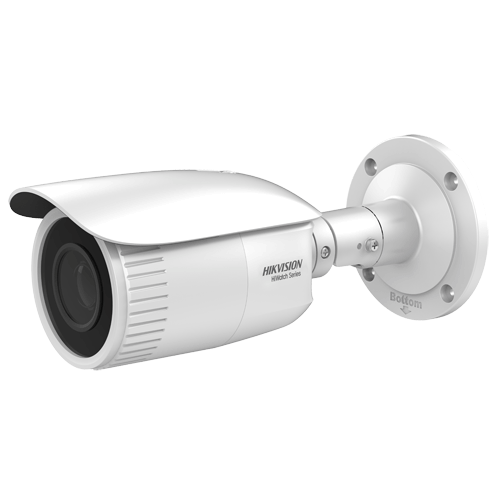Hikvision HWI-B640HA-Z HiWatch Full HD 4MP buiten bullet camera met IR nachtzicht, gemotoriseerde varifocale lens, Motion Detection 2.0, microSD, 120dB WDR en PoE