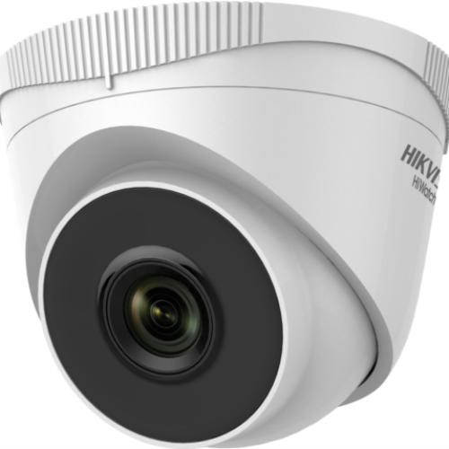 Hikvision HWI-T240H HiWatch Full HD 4MP buiten eyeball camera met vaste 2.8 mm lens, IR nachtzicht, 120dB WDR en PoE