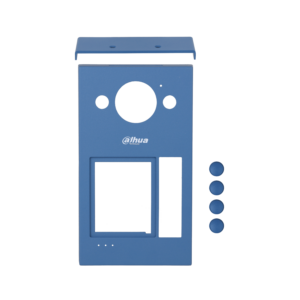 Dahua VTM57 donkerblauw opbouw behuizing met regenkap voor Dahua VTO3312Q-P en Dahua VTO3311Q-WP video intercom