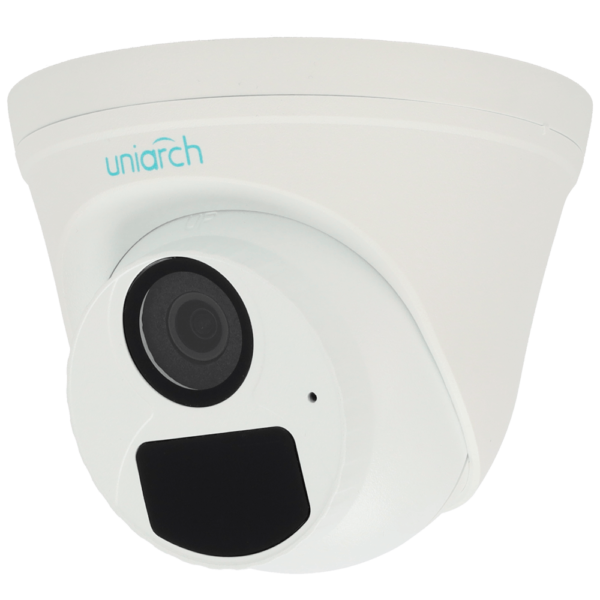 Uniarch IPC-T122-APF28K Full HD 2MP buiten turret camera met 30m Smart IR, WDR, PoE, SD slot, ingebouwde microfoon en gratis applicatie