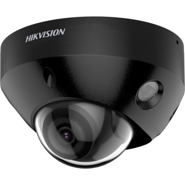 Hikvision DS-2CD2547G2-LS-B 2.8 4MP ColorVu Full HD dome buiten camera met 2.8mm lens, Wit LED, IR nachtzicht, PoE, 130dB WDR en microSD opname