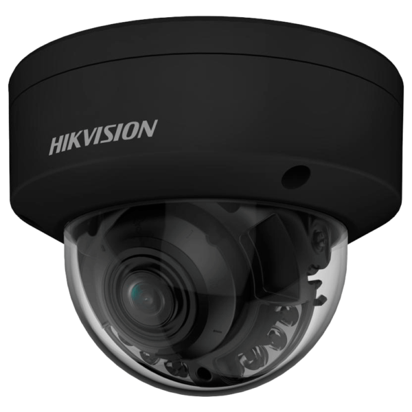 Hikvision DS-2CD2787G2HT-LIZS-B 2.8-12 8MP ColorVu Full HD AcuSense dome buiten camera met 2.8-12mm lens, Wit LED, IR nachtzicht, PoE, 130dB WDR en microSD opname