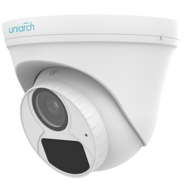 Uniarch IPC-T122-APF28-ECO Full HD 2MP buiten turret camera met 30m Smart IR, WDR, PoE, SD slot, ingebouwde microfoon en gratis applicatie